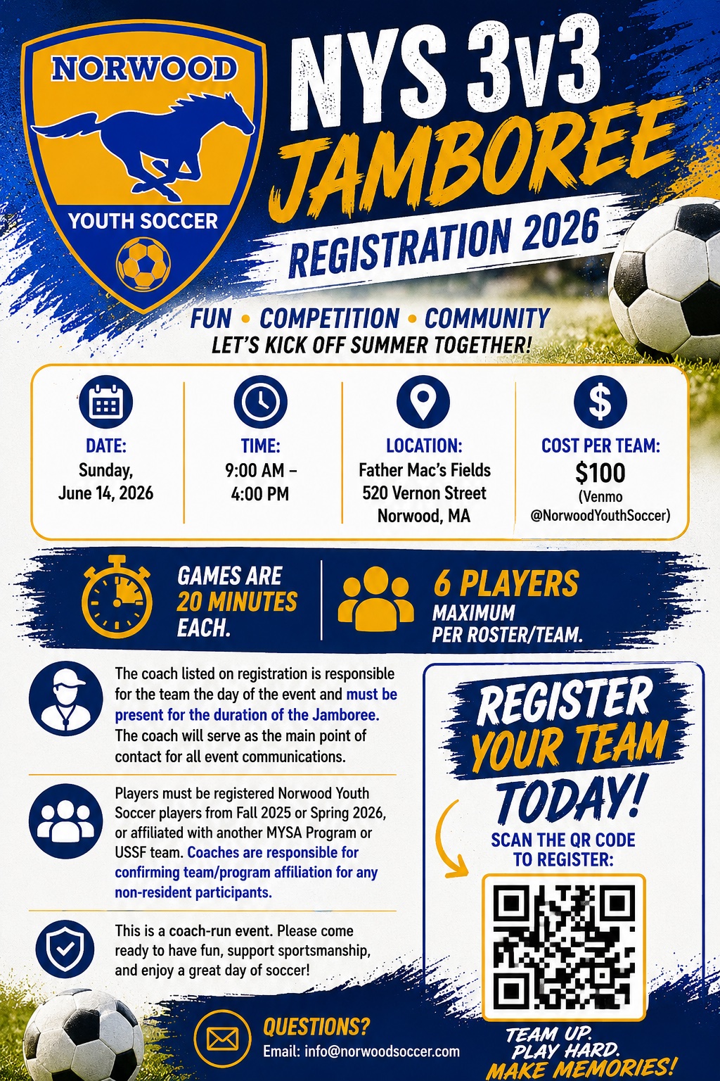 NYS 2026 Jamboree - June 14th, 9am - 4pm