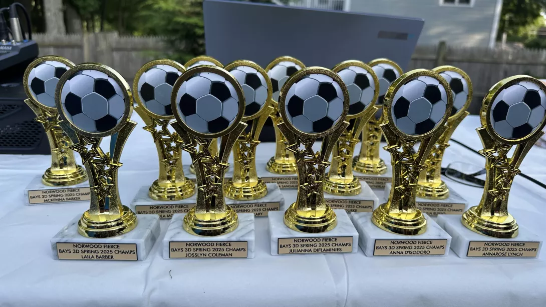 BAYS Trophies for Spring 2025